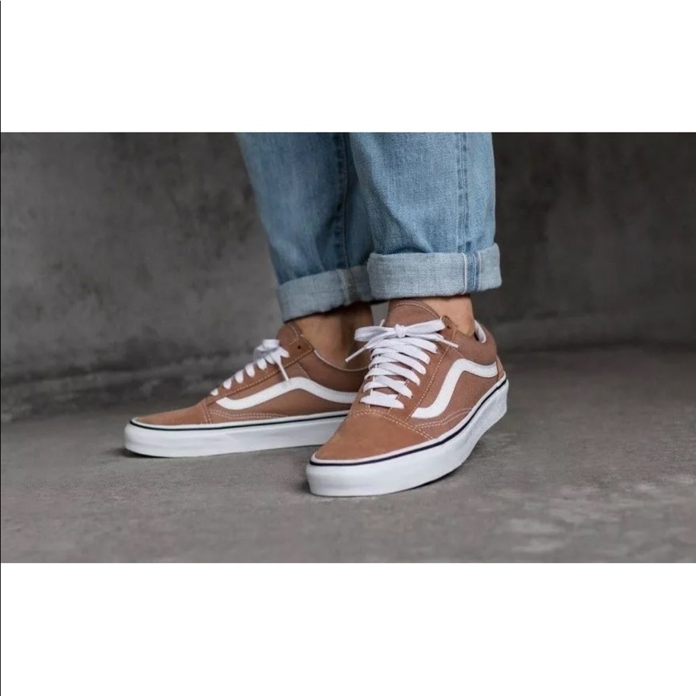 Vans Men’s Old Skool Skate Shoes Tiger’s Eye - Picture 3 of 8
